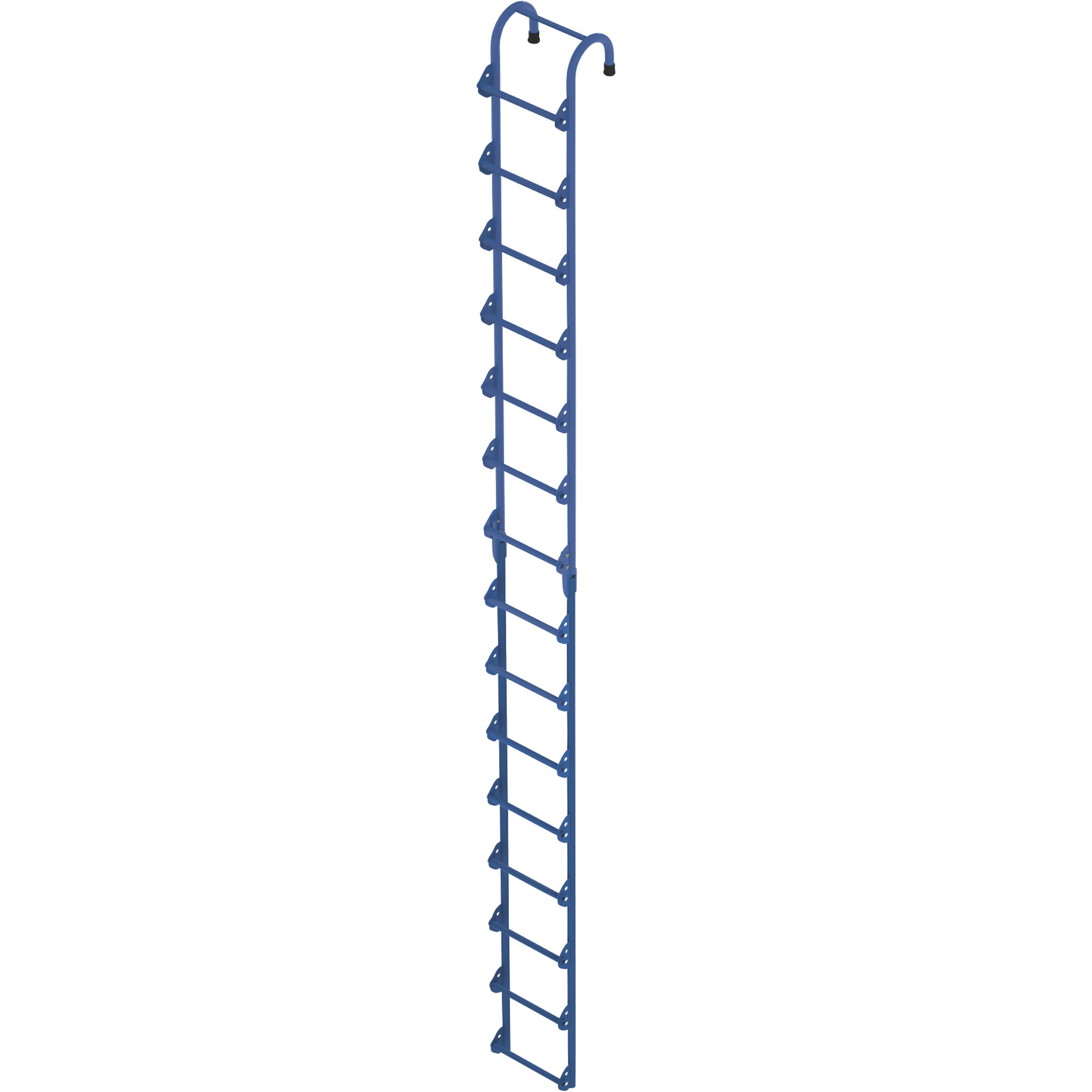 Vestil Tank Access Ladder - 15ft., 300-Lb. Capacity, Non-Slip Steel Rungs, Model# NTAL-15